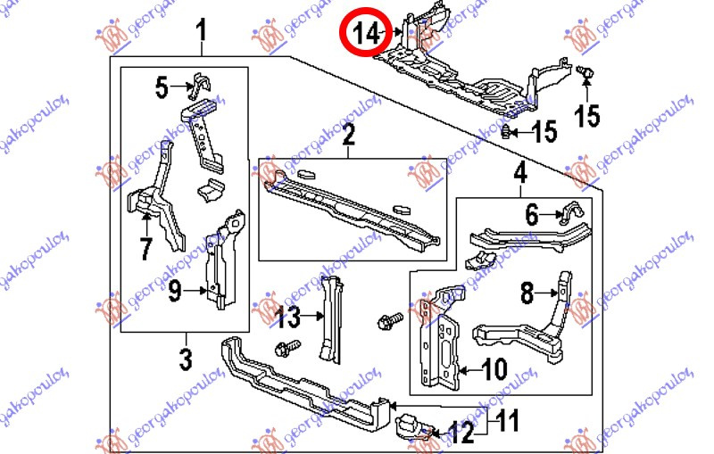 ZASTITA MOTORA BENZIN (1.4/1.6/2.0 - 118KW/147KW) (AUTOMATSKI) PLASTICNA