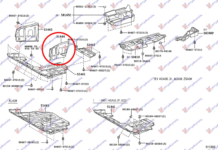 ZASTITA MOTORA (PREDNJI DEO) PLASTICNA