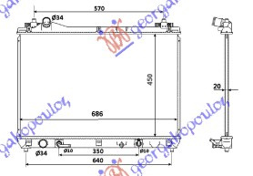 HLADNJAK MOTORA 2.0 16 V.VVTi (AUTO) (45x69x16)