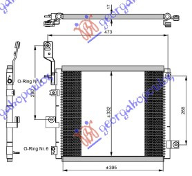 HLADNJAK KLIME 1.1cc 12V (41x34)