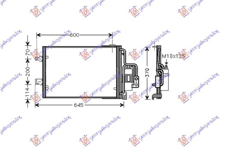 HLADNJAK KLIME (55x38x1.6) 04-