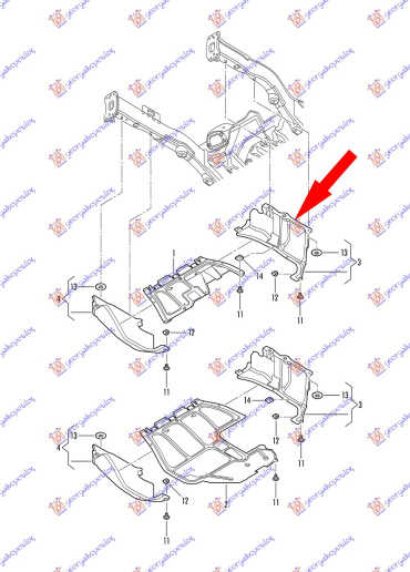 ZASTITA MOTORA (CABRIO) PLASTICNA