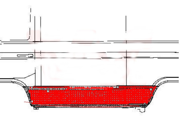 BOCNA STRANA DONJA (165cm)