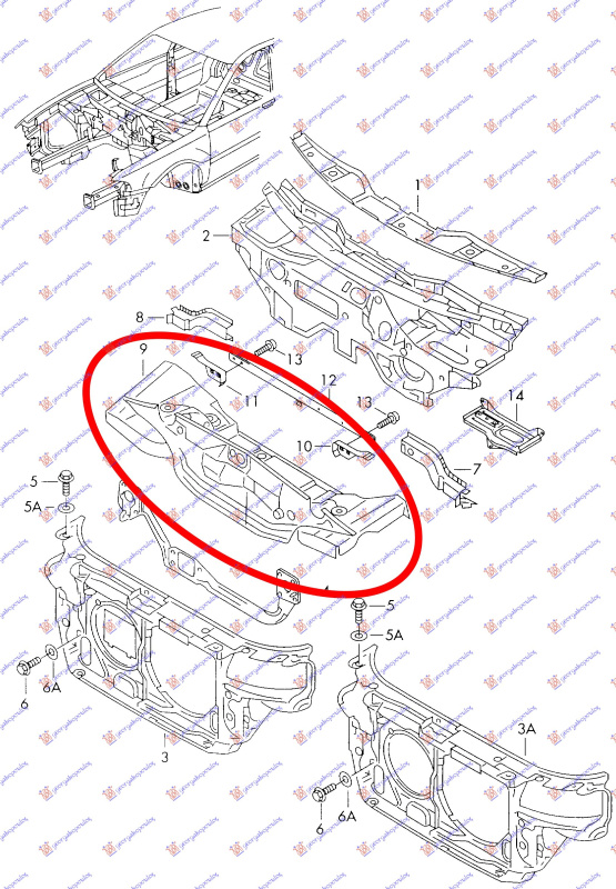 NOSAC MOTORA DONJI