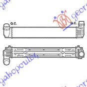 HLADNJAK INTERKULERA 2.0 DCi (655x105x100)