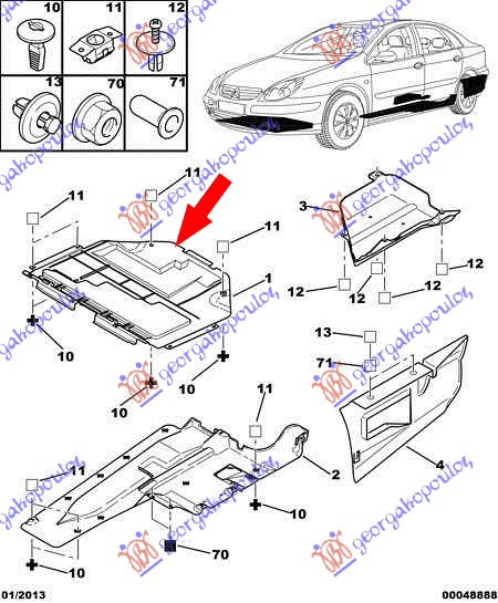 ZASTITA MOTORA (DIZEL) PLASTICNA