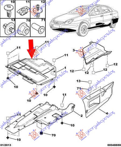 ZASTITA MOTORA BENZIN PLASTICNA