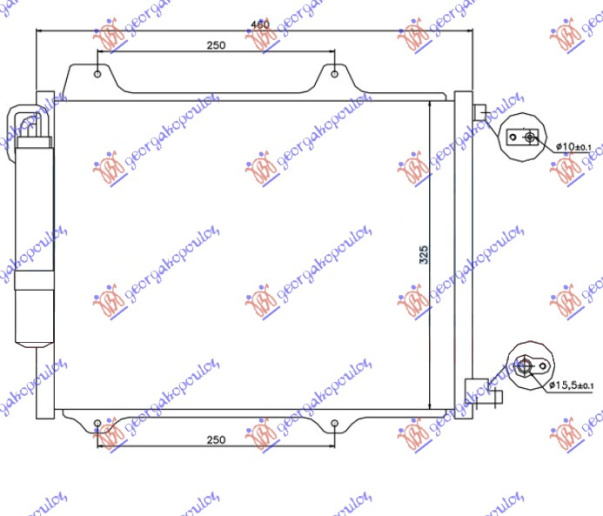 HLADNJAK KLIME (42x32.5x1.6) 03-