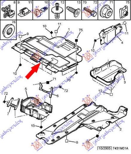 ZASTITA MOTORA (BENZIN) PLASTICNA