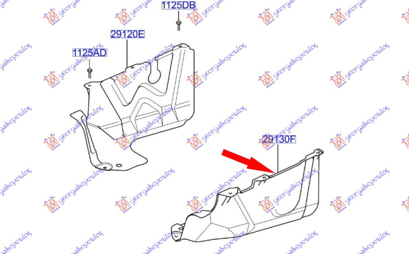 ZASTITA MOTORA (1.3 CC) PLASTICNA