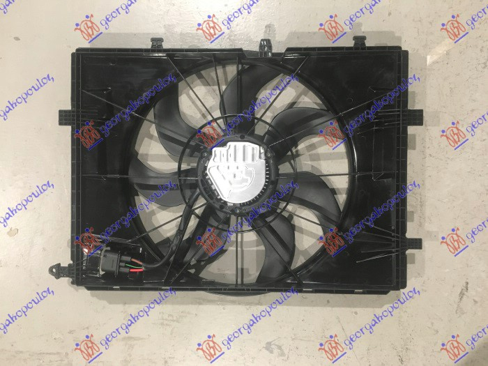VENTILATOR KOMPLET (BENZIN/DIZEL) (480mm) (4 PIN)