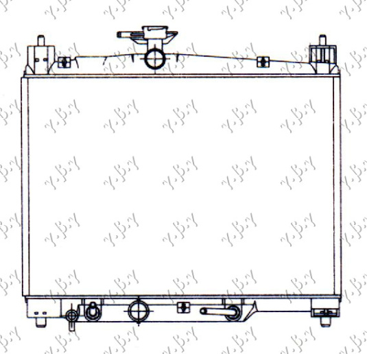 HLADNJAK KLIME 1.0i 16V Vti (AUTO) (35x49)