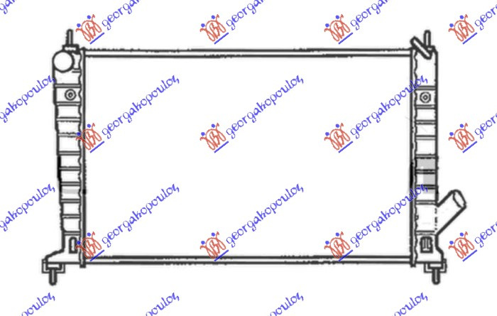 HLADNJAK MOTORA 2.0/2.3 BENZIN (MANUELNI) (+/-AC) -01 (608x359)