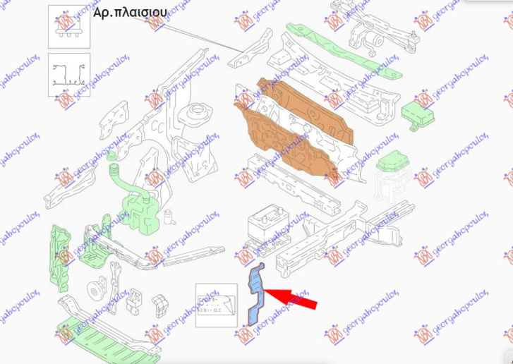 ZASTITA MOTORA BOCNA (1.3 DDiS) PLASTICNA