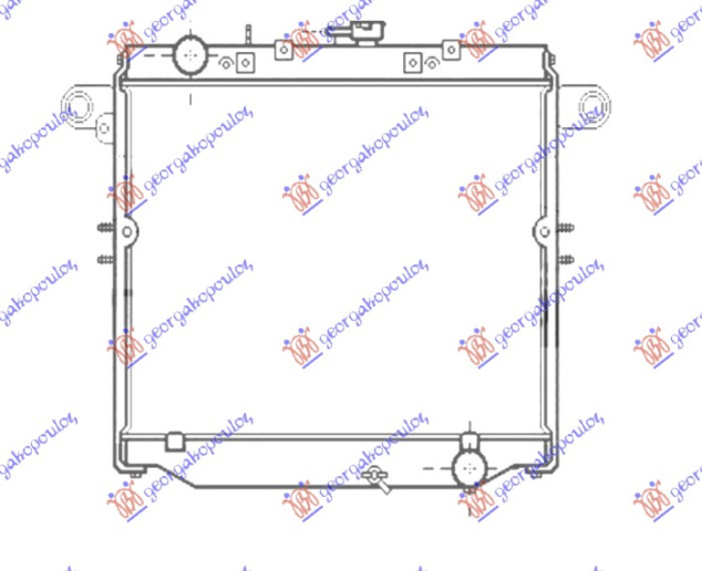 HLADNAK MOTORA 4.2TD DIZEL (MANUELNI) (+/-AC) (510x690)